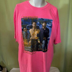 Boyz N The Hood Bioworld 2021 Men's Pink T Shirt Large Southcentral LA